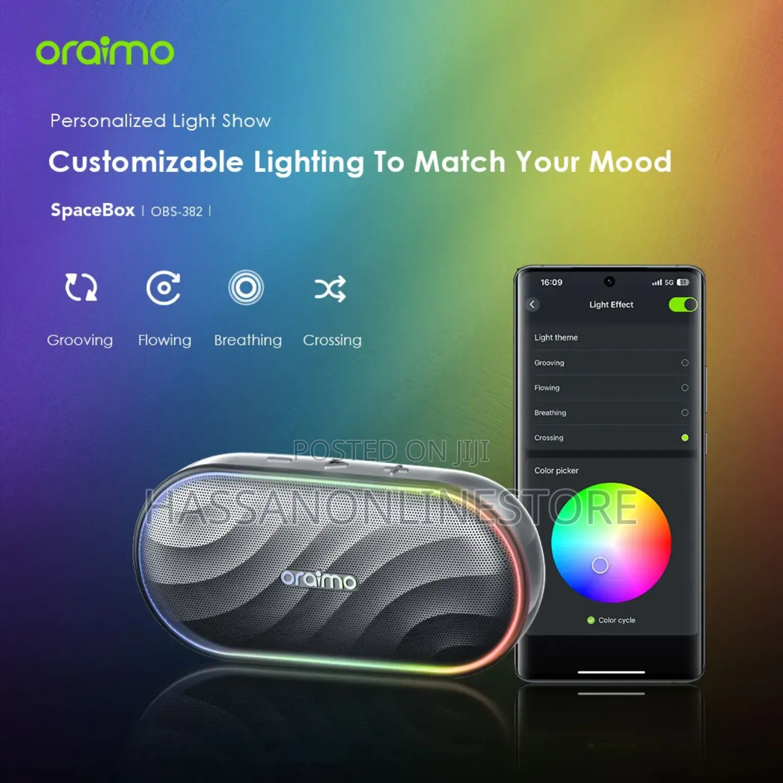 Oraimo Spacebox 8w Fm Wireless Speaker