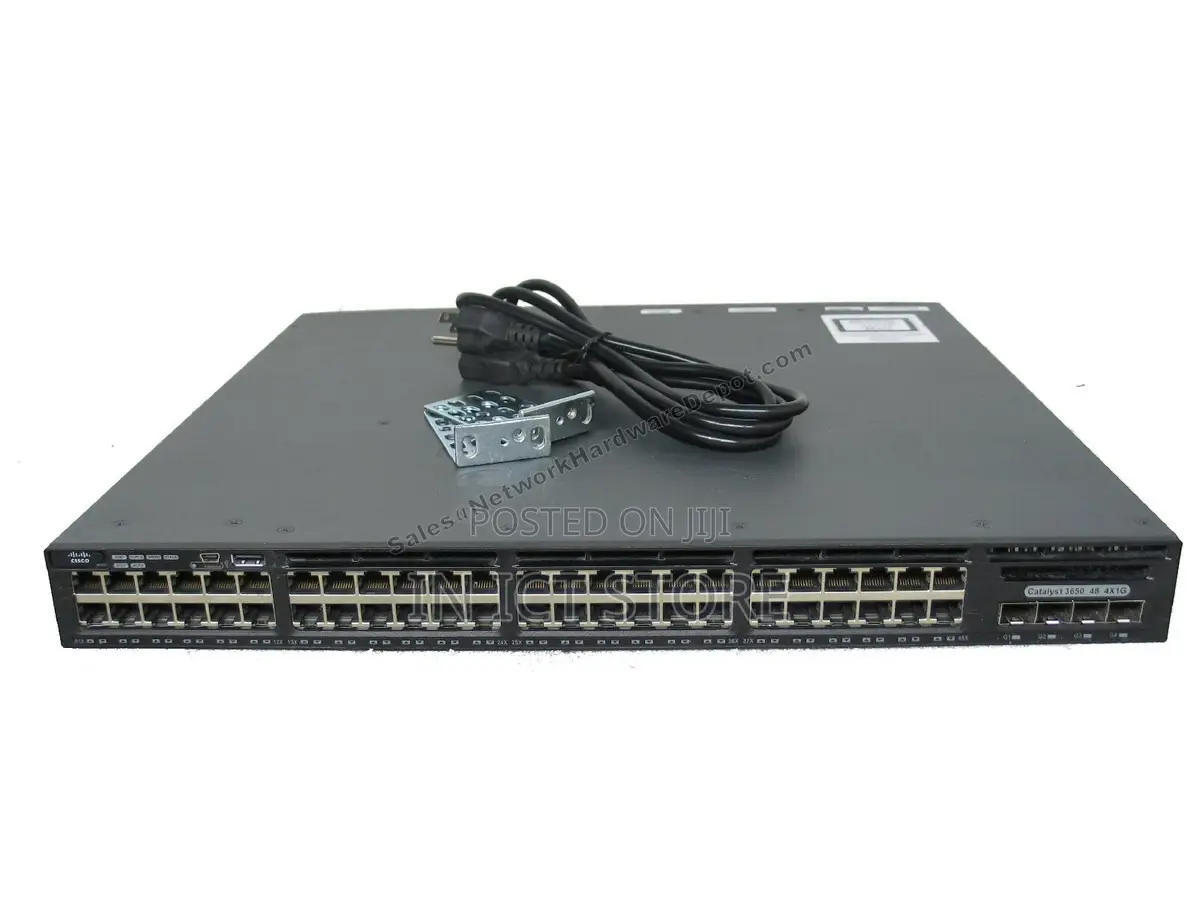 Cisco Ws-c3650-48pd-e 48-port Gigabit Poe + 2x 10gb Sfp