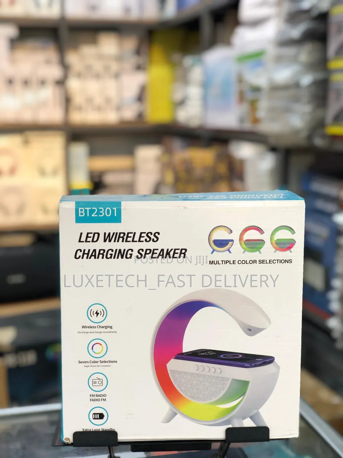 Multifunctional Led Wireless Charging Speaker