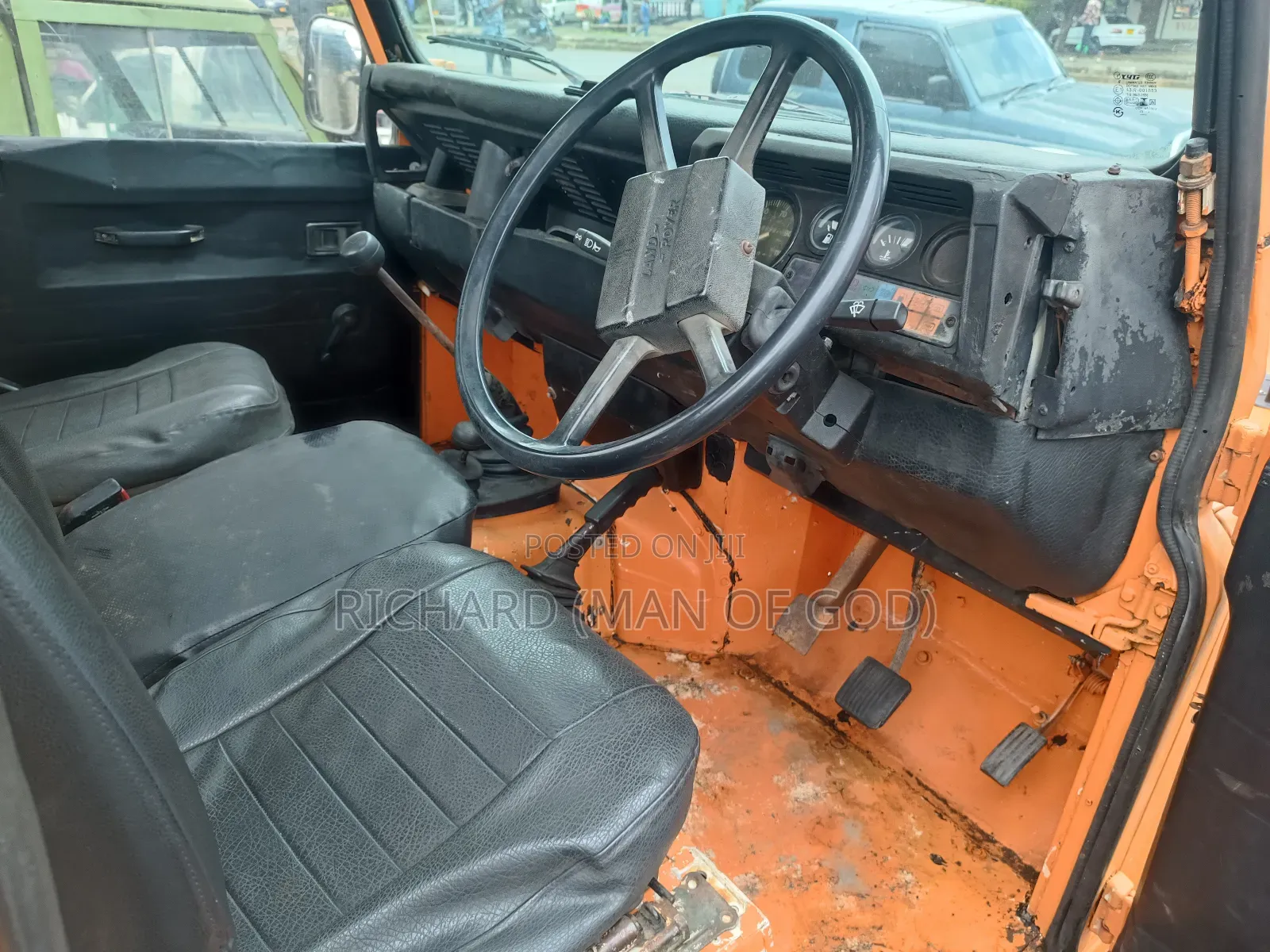 Land Rover Defender Soft Top 4x4 1995 Orange