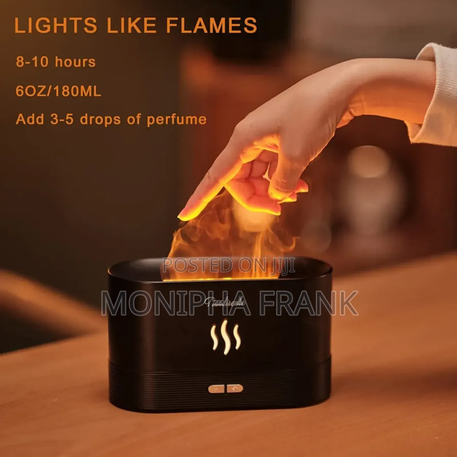Fresh Flame Aroma Diffuser Harufu Ya Kuvutia