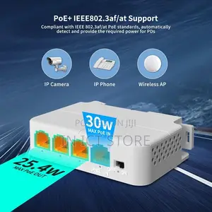 Share: Velvu 3 Port Giga Poe Extender At13g-C