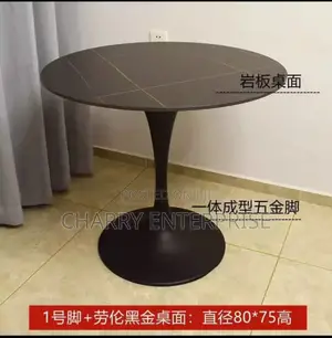 Marble Round Dining/ Living Room/Coffee Table for Home, Cafe