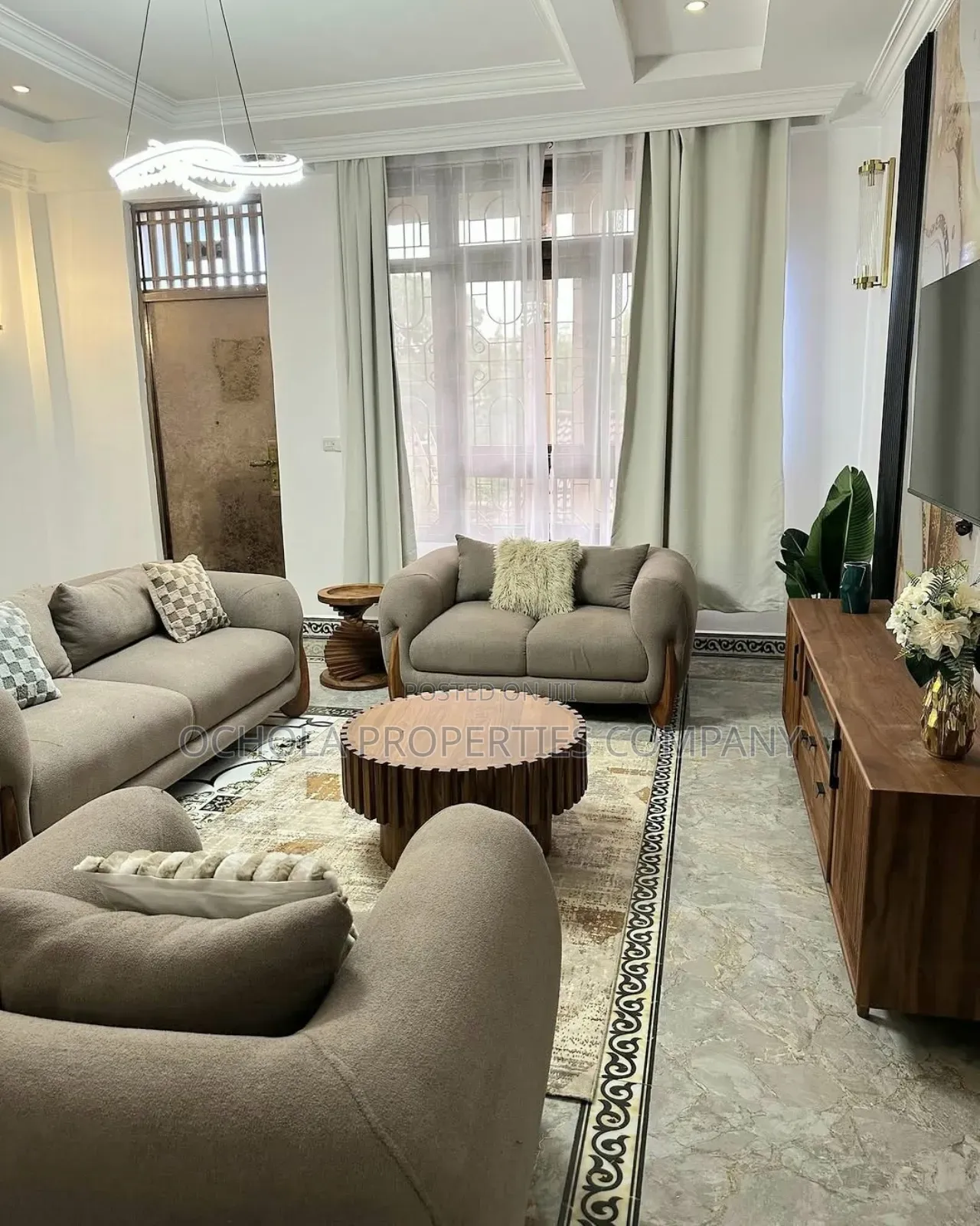 Furnished 3bdrm Apartment in Mikocheni for rent
