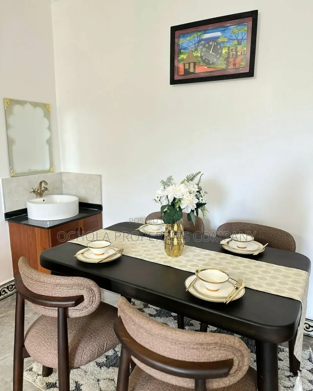 Furnished 3bdrm Apartment in Mikocheni for rent