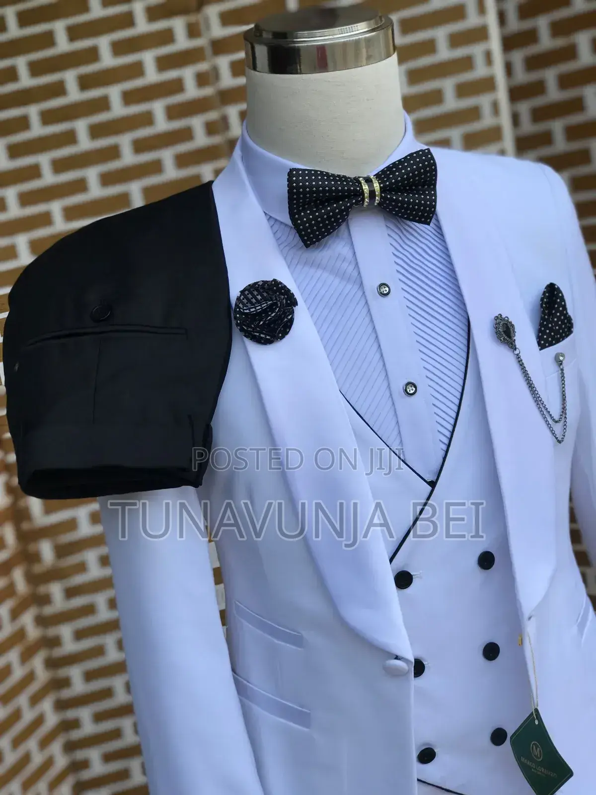 White Suit/ Quality Material