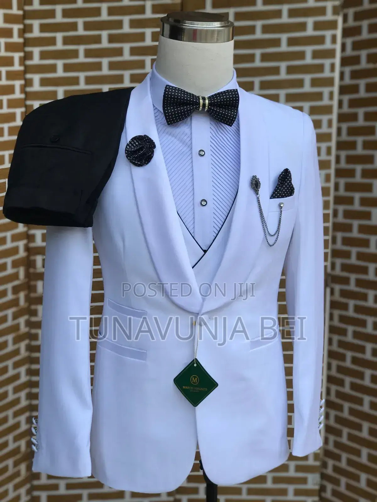 White Suit/ Quality Material