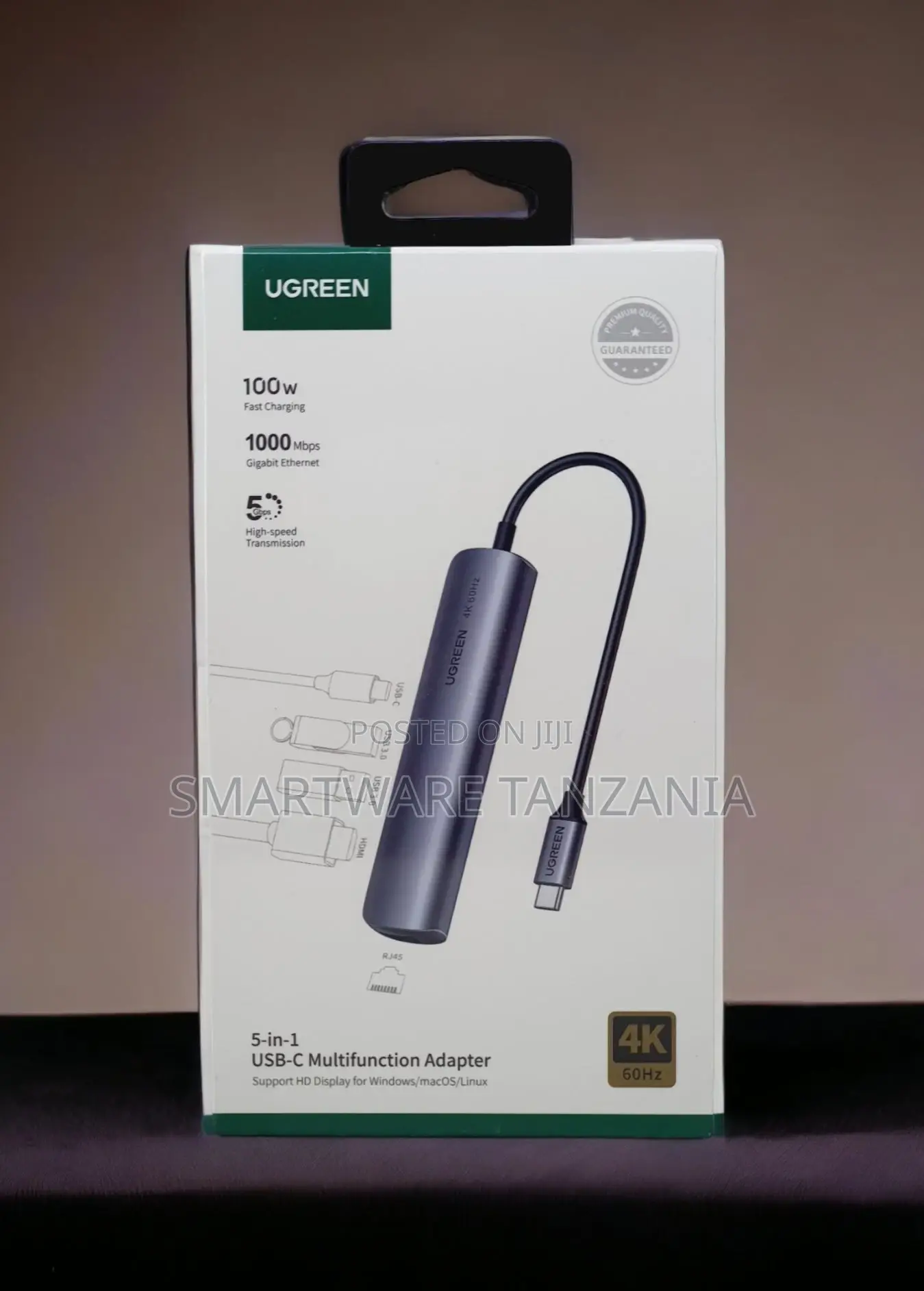 Ugreen Usb C Hub 60hz Usb Type C 3.1 To Hdmi Rj45 Pd 100w