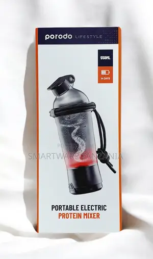 Porodo Lifestyle Protein Shaker 550ml, 2000mah Battery