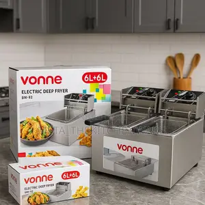 Vonne Double Deep Fryer 12l