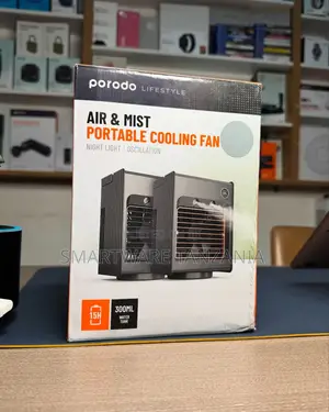 Desktop Air Cooler and Portable Fan 3-Speed 300ml Water Tank