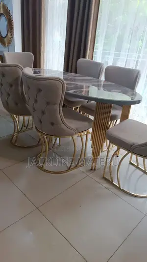 Dinning Table Za Kisasa Viti 6 From Turkey Quality No. 1