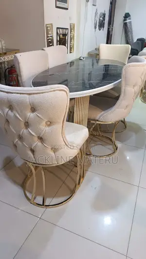 Dinning Table Za Kisasa Viti 6 From Turkey Quality No. 1