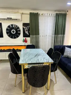 Dinning Table Viti 6 Za Kisasa Nzuri Sana Quality No. Moja