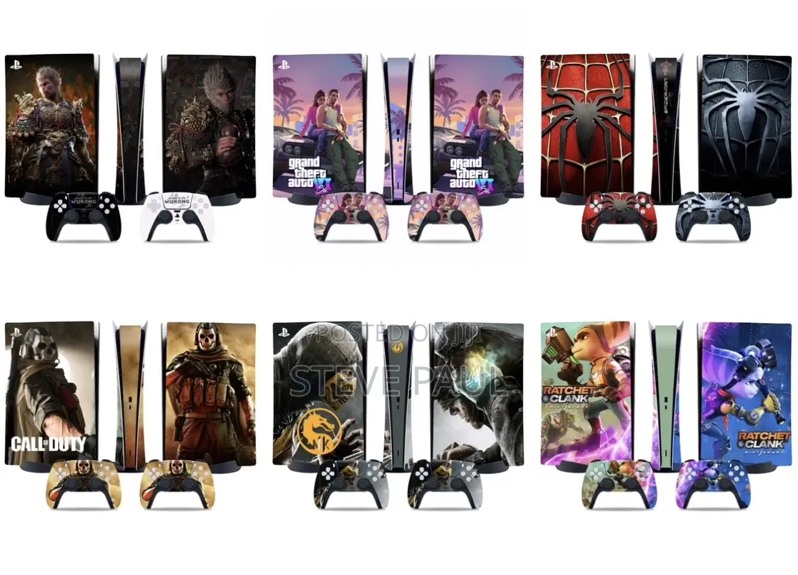 Ps5 Fat, Slim and Pro Stickers