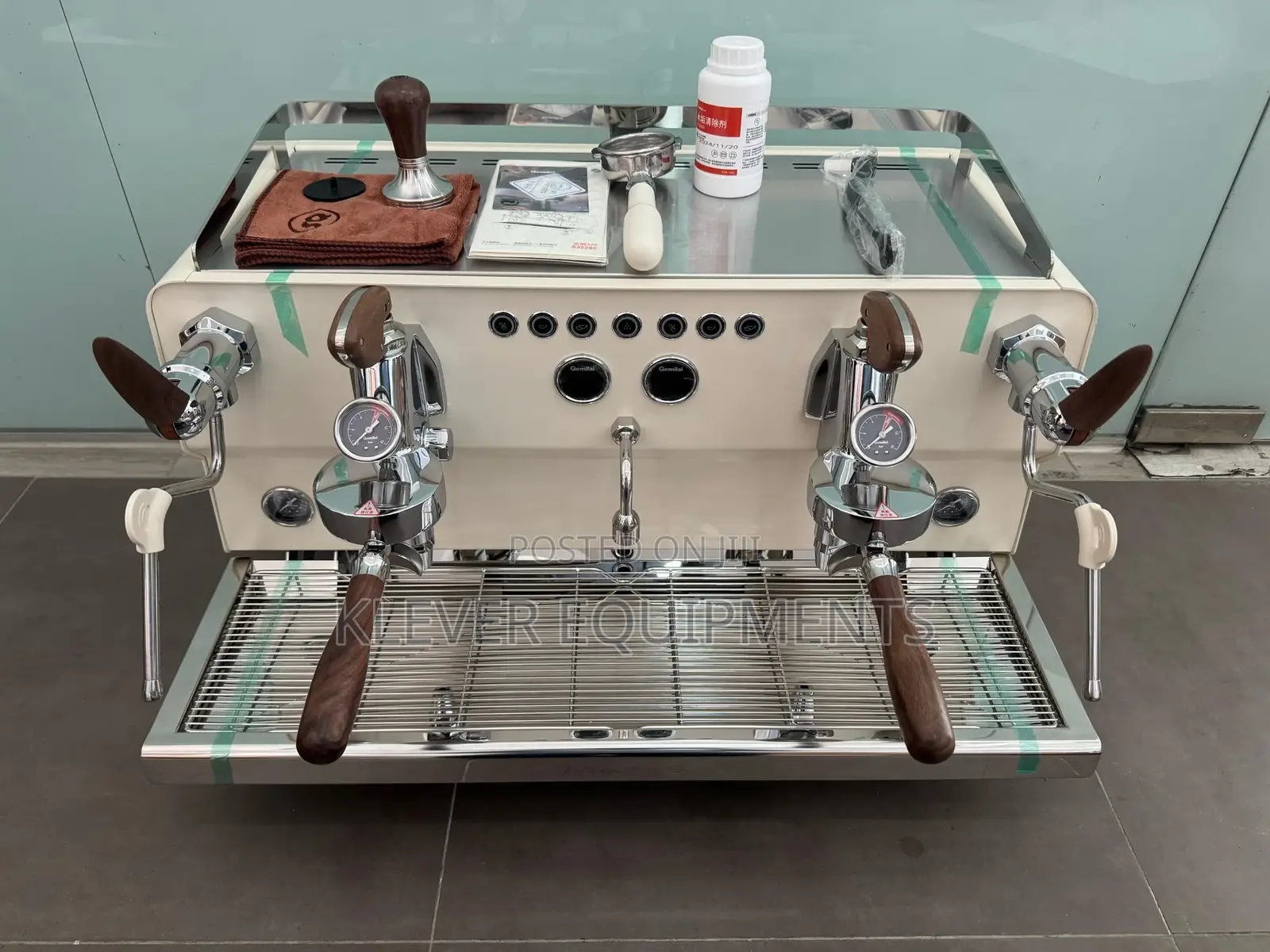 Gemilai Double Head Heavy Duty Commercial Espresso Machine