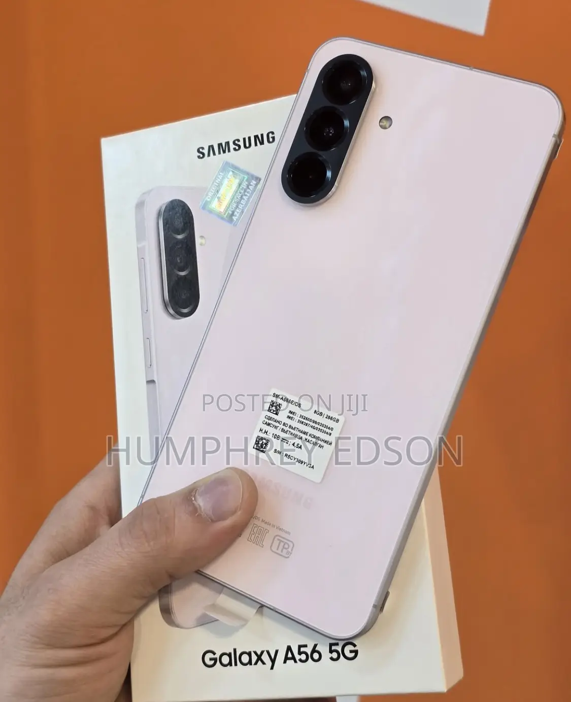 New Samsung Galaxy A56 256 GB Rose Gold