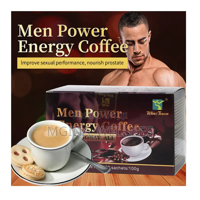 Men Power Natural Herbs Coffee X Organic Maca Black Energy