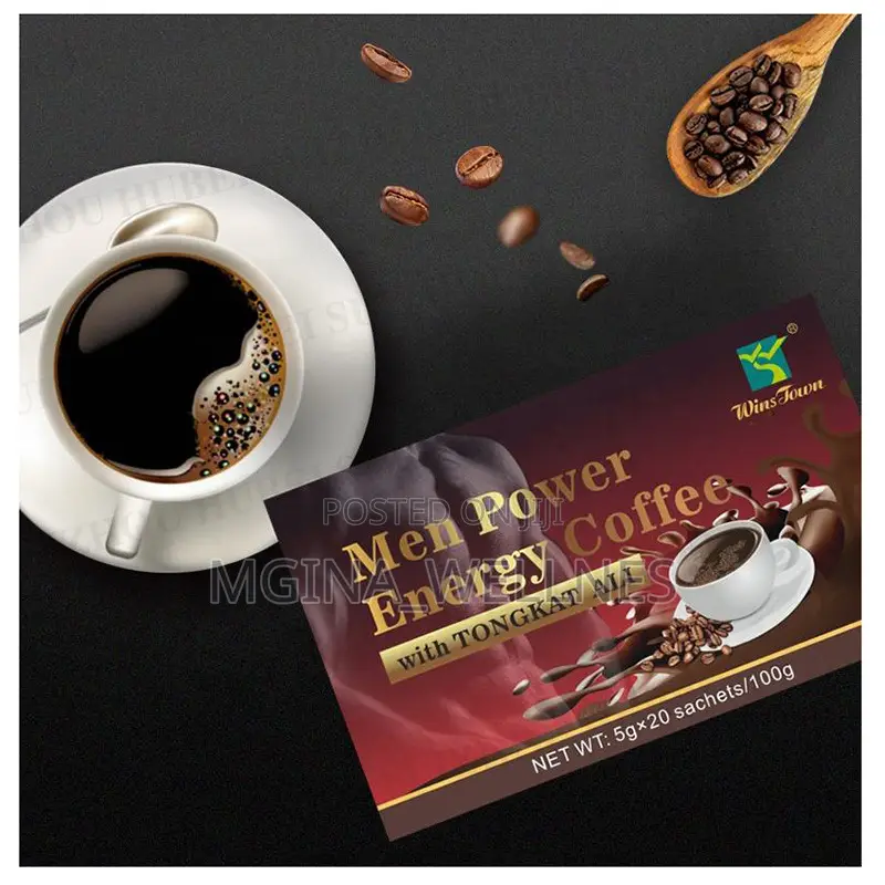 Men Power Natural Herbs Coffee X Organic Maca Black Energy