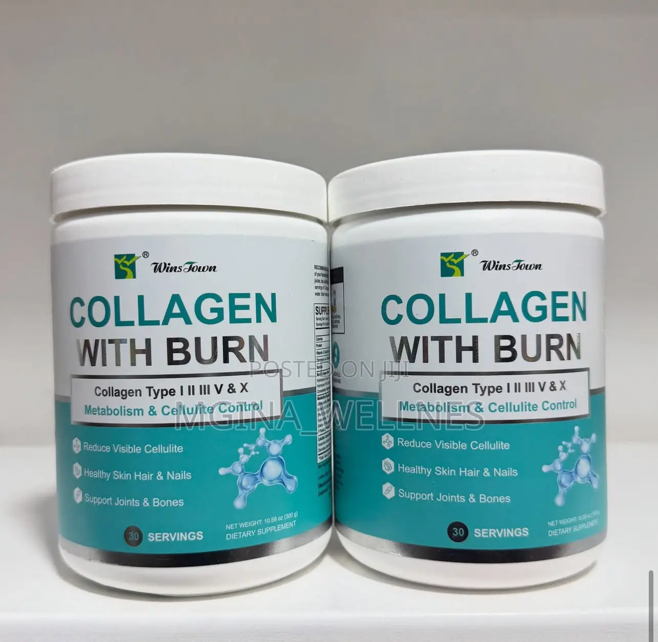 Multi-Collagen With Burn Powder (300 Grams, 30 Servings)