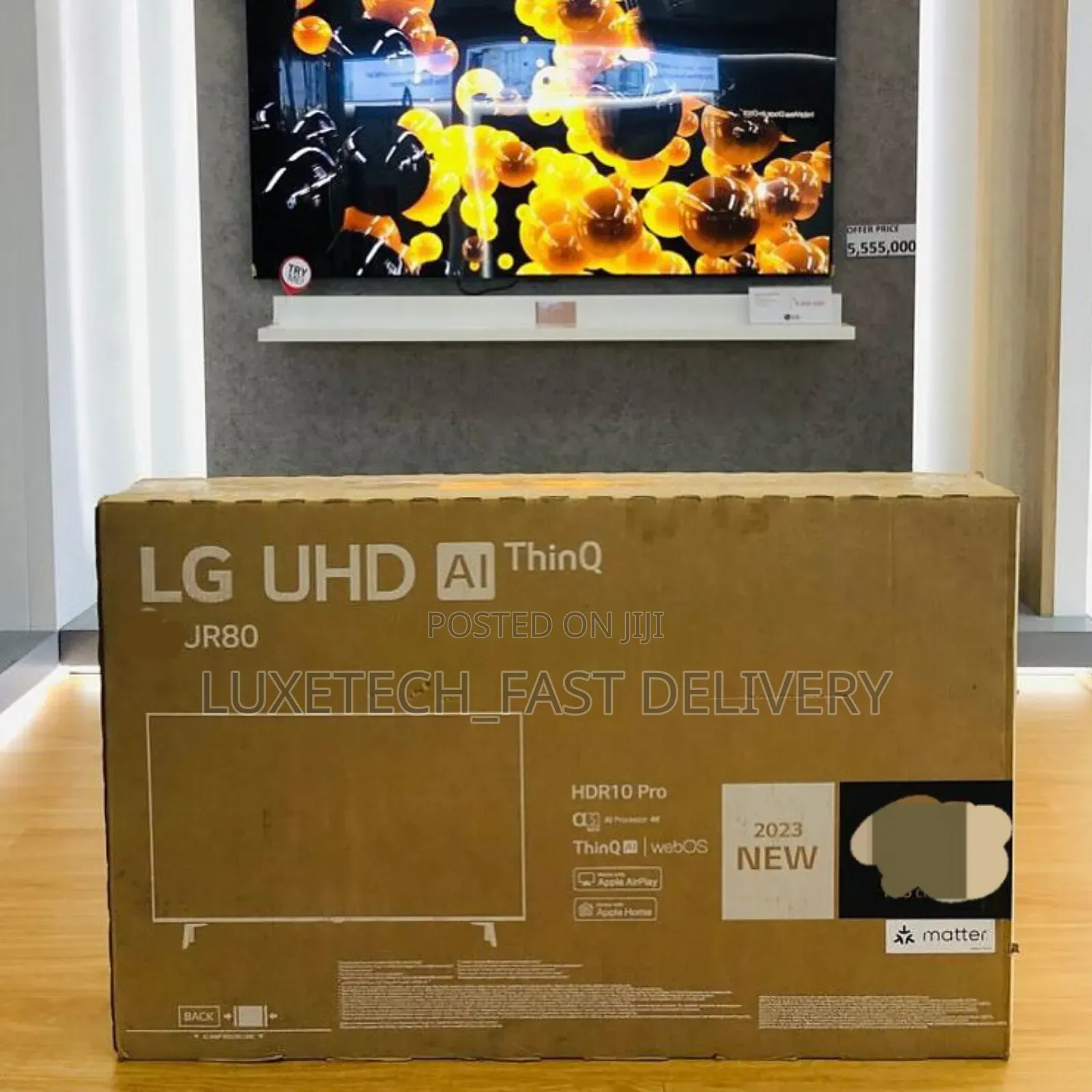 Lg 50" Uhd Smart Tv Ur80