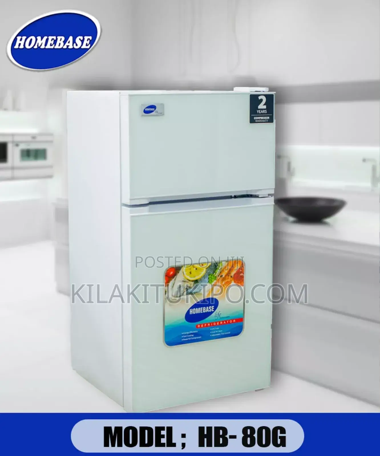 Homebase Fridge New 90l