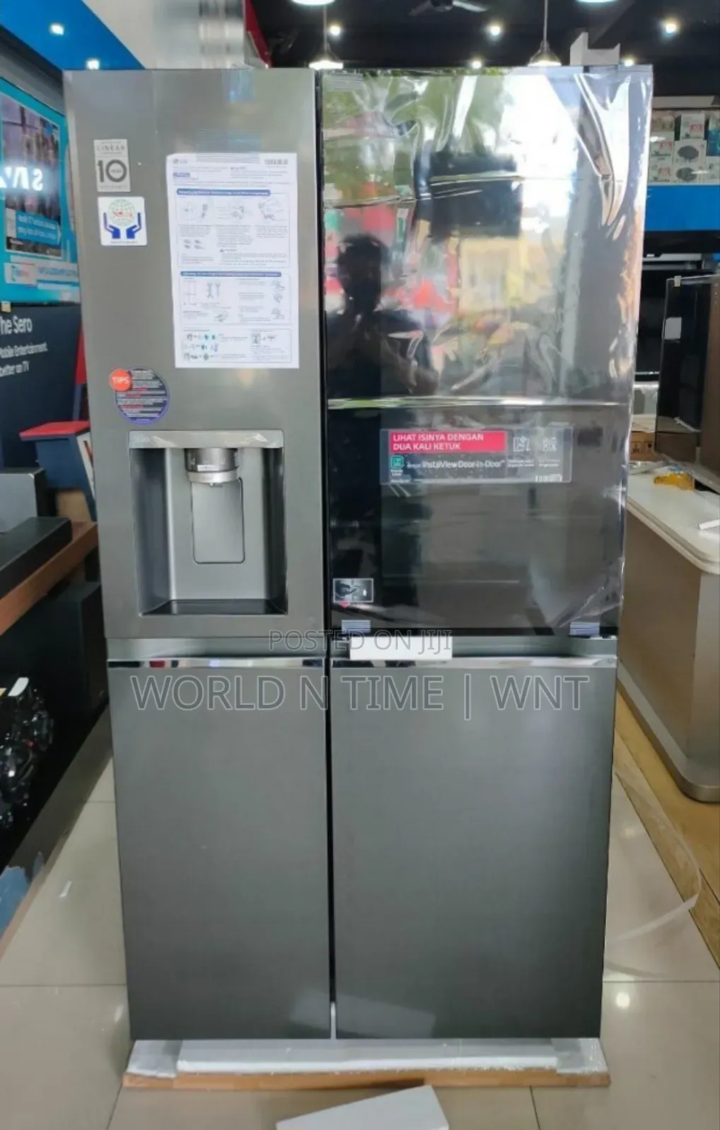 Lg 635l Instaview Side by Side Refrigerator - Gc-X257cqes