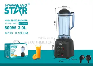 Winning Star Heavy Duty Commercial Blender 3l