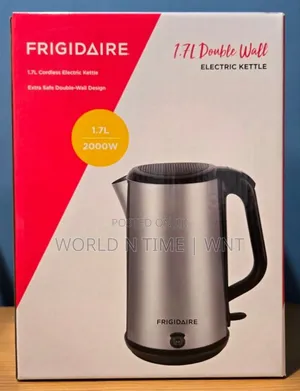 Frigidaire 1.7l Double Wall Kettle Fd2129 Stainless Steel