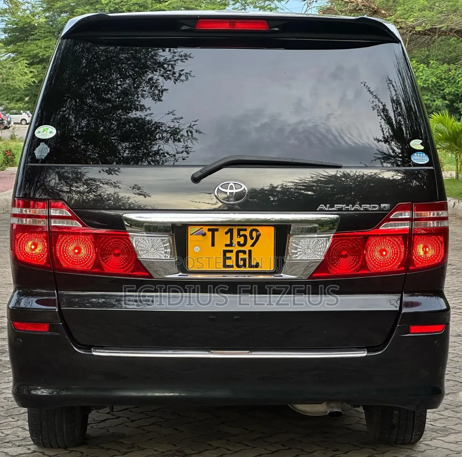 Toyota Alphard 2008 Black