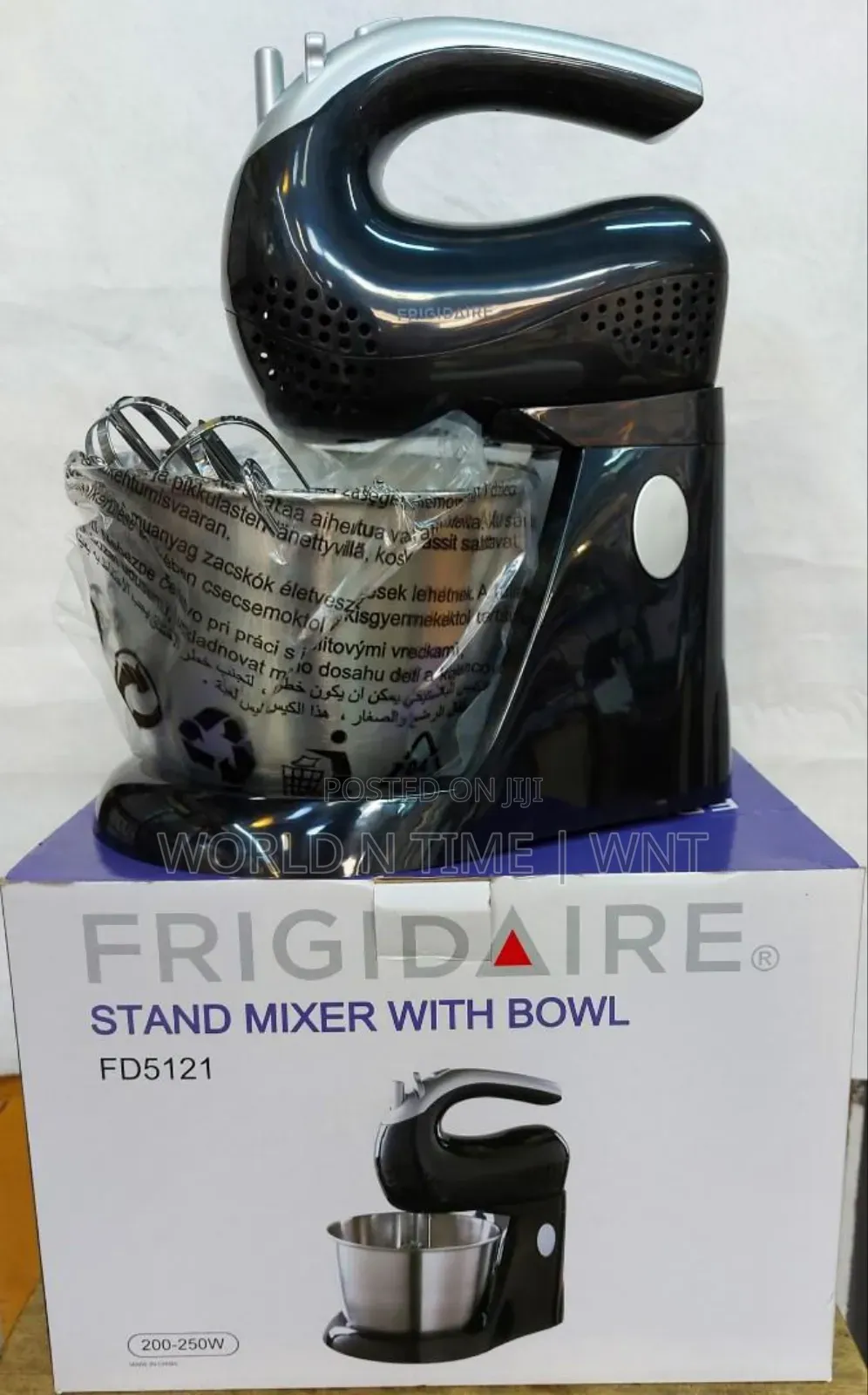 Frigidaire  Fd5121 Hand Mixer With Stainless Steel Bowl 250v