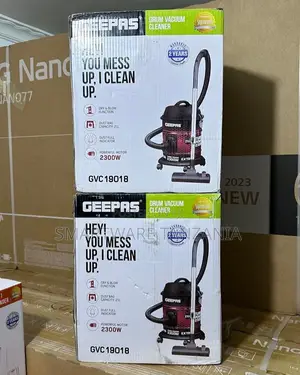 Geepas Drum Type Vacuum Cleaner With 21 L Dust Bag Capacity