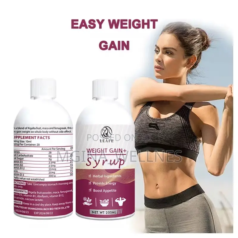 Leafe Weight Gain Syrup for Muscles Gain