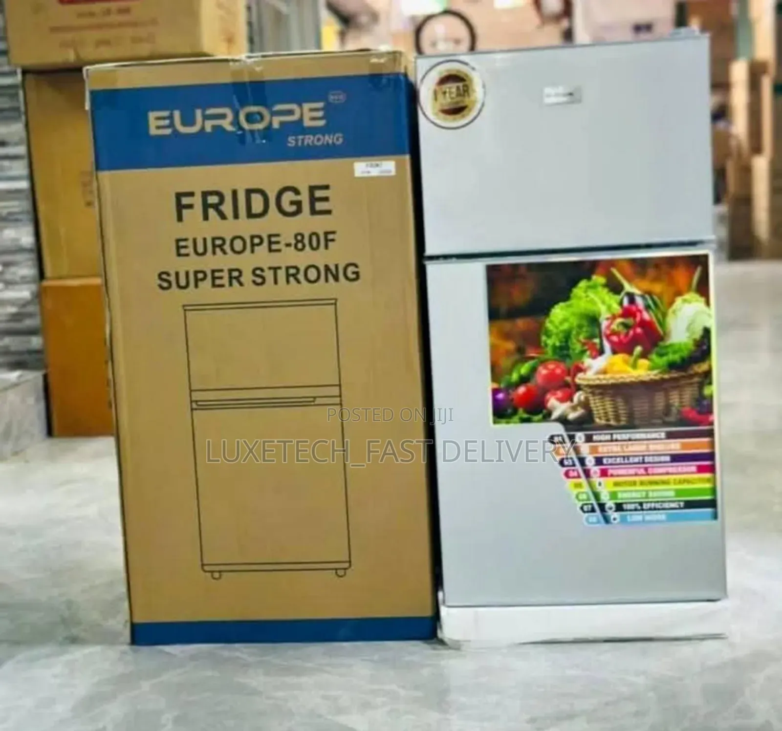 Europe Super Strong Double-Door Refrigerator 90l
