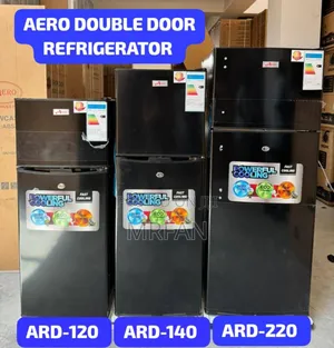 Aero Double Door Refrigerator 120l (Ard-120blk / Good
