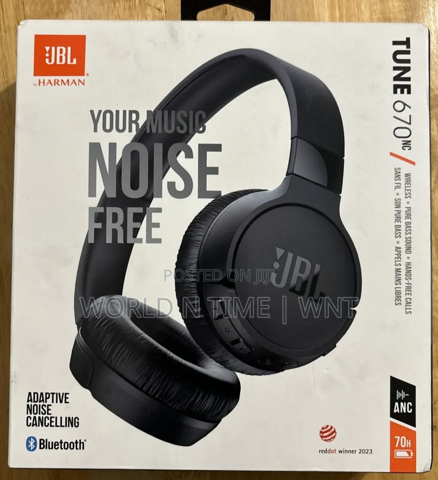 JBL Tune 670nc Noise Cancelling Wireless Headphones