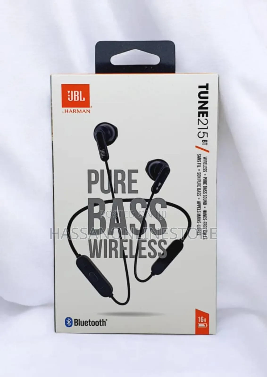 JBL Tune 215bt Wireless Earbud Headphones (Black)