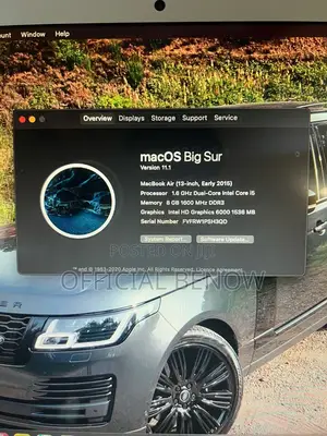 Laptop Apple MacBook Air 2015 8GB Intel Core I5 SSD 128GB