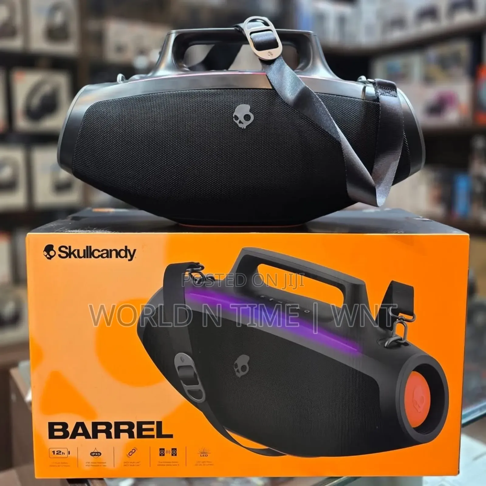 Skullcandy's Barrel Boombox Bluetooth Speaker