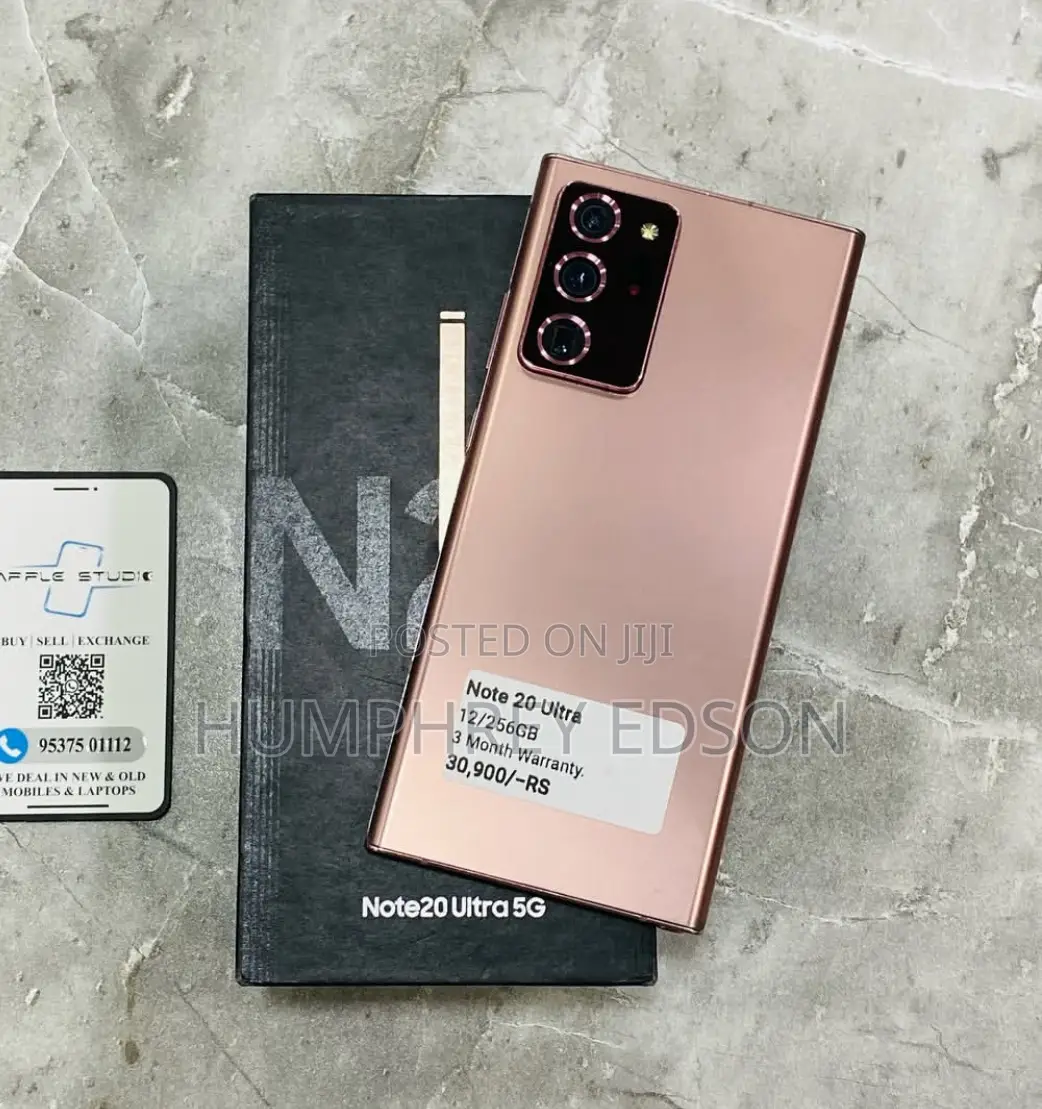 New Samsung Galaxy Note 20 Ultra 5G 256 GB Rose Gold