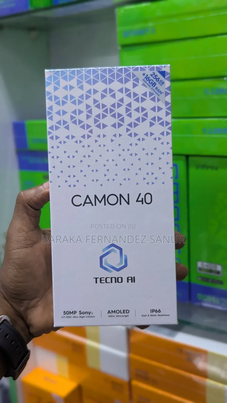 New Tecno Camon 40 256 GB Black