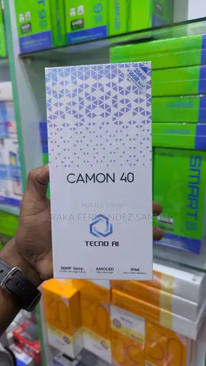 New Tecno Camon 40 256 GB Black