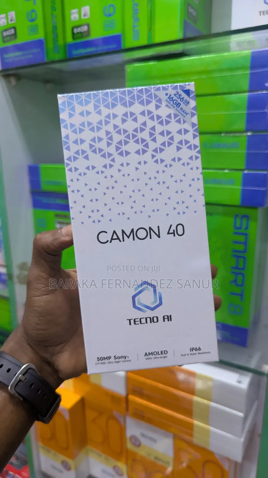 New Tecno Camon 40 256 GB Black