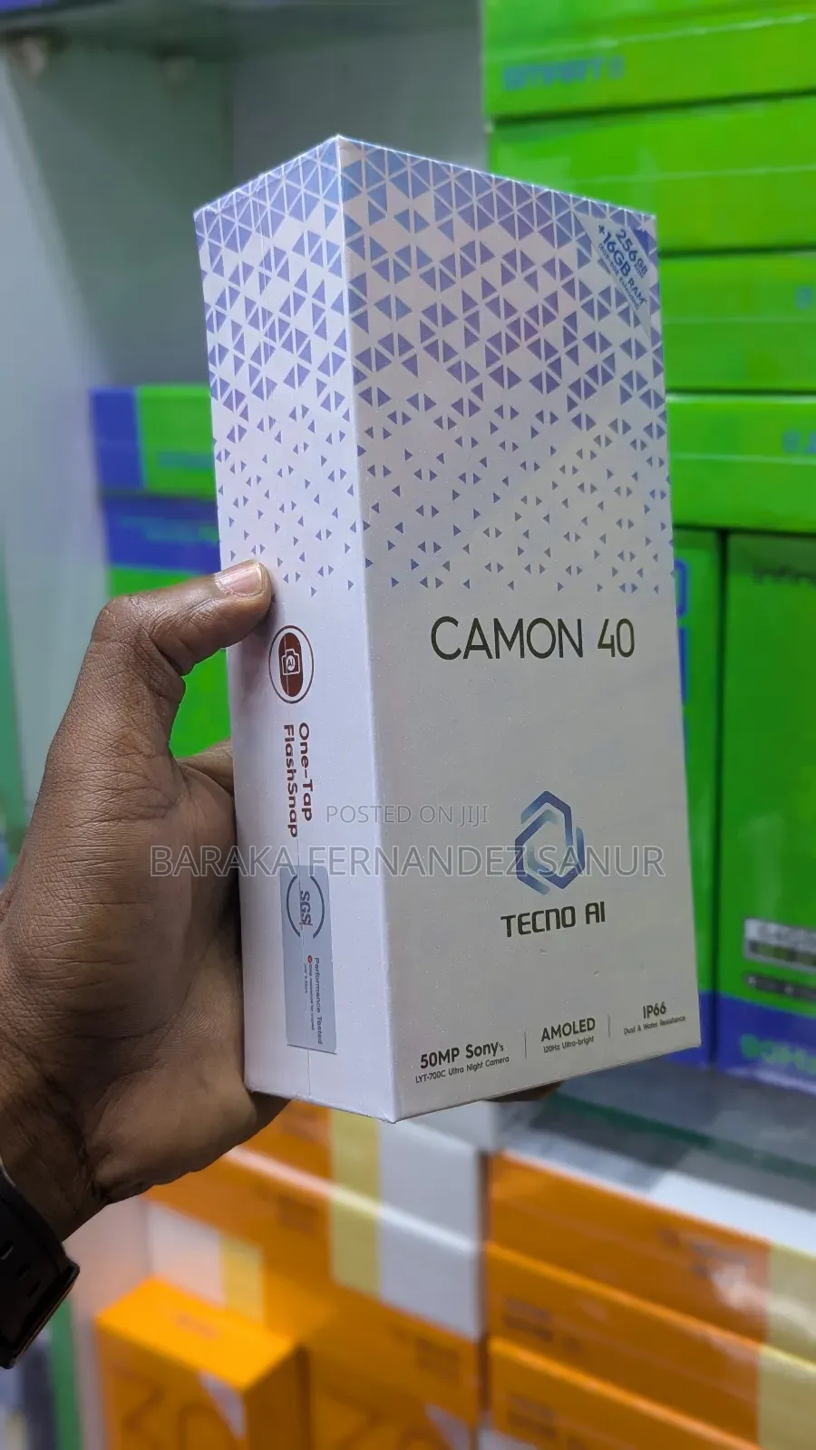 New Tecno Camon 40 256 GB Black