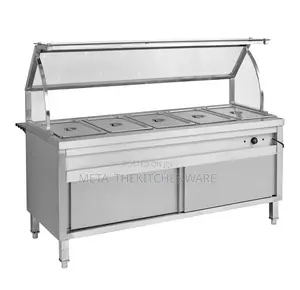 Photo - Electric Bain Marie 5 Containers With Cabinet