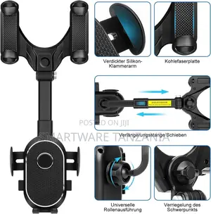 Car Phone Holder, 360 Rotatable/Anti-shake Stabilizer