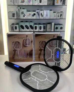 Zapping Racket Kills Mosquitos, Flies, Insects Indoors