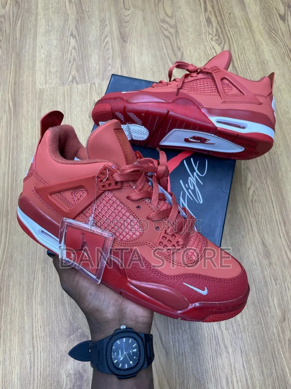 Nigel X Air Jordan 4 Retro Red
