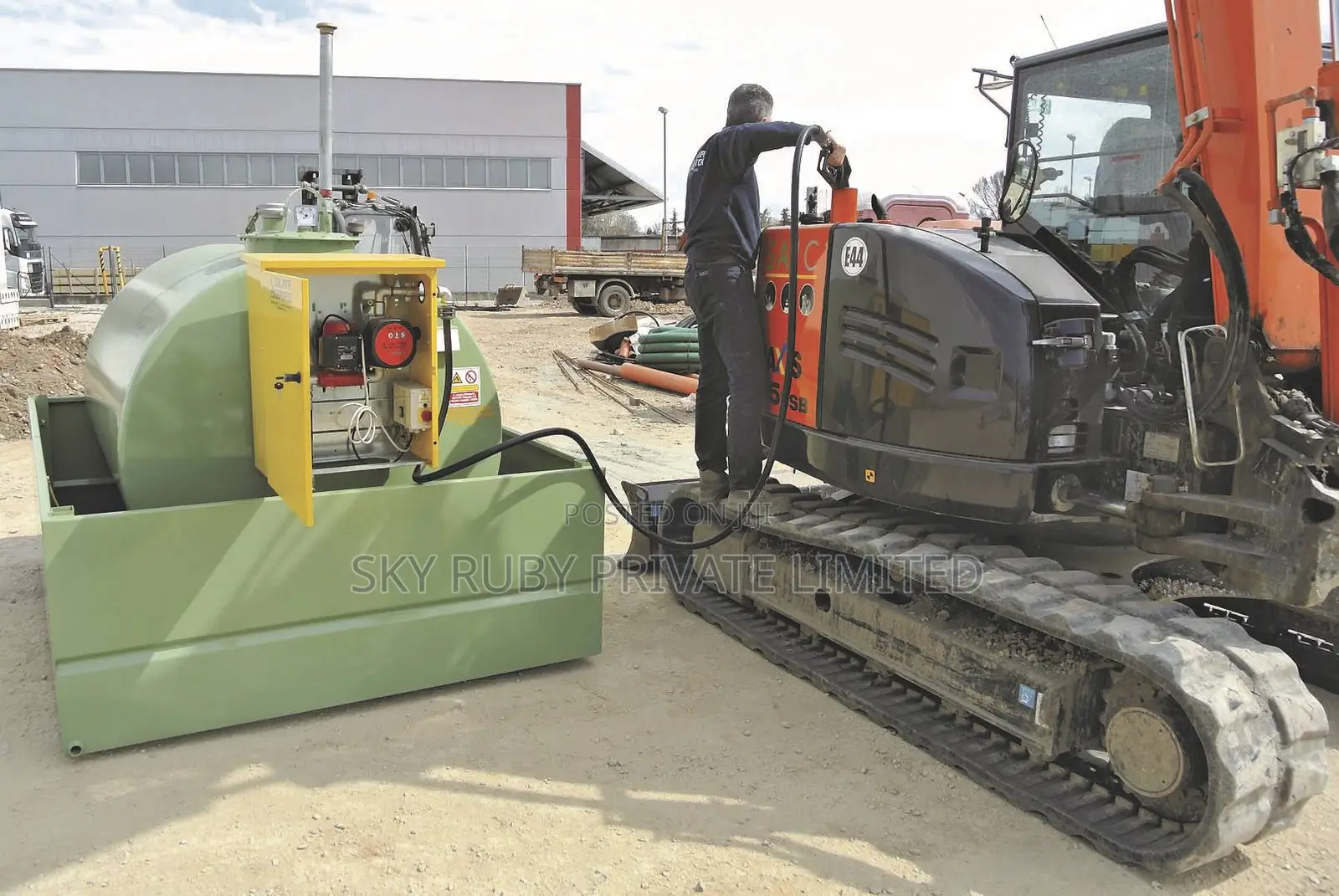 Diesel Tank Mini Fuel Station, Mini Diesel Pump, Mobile Bows