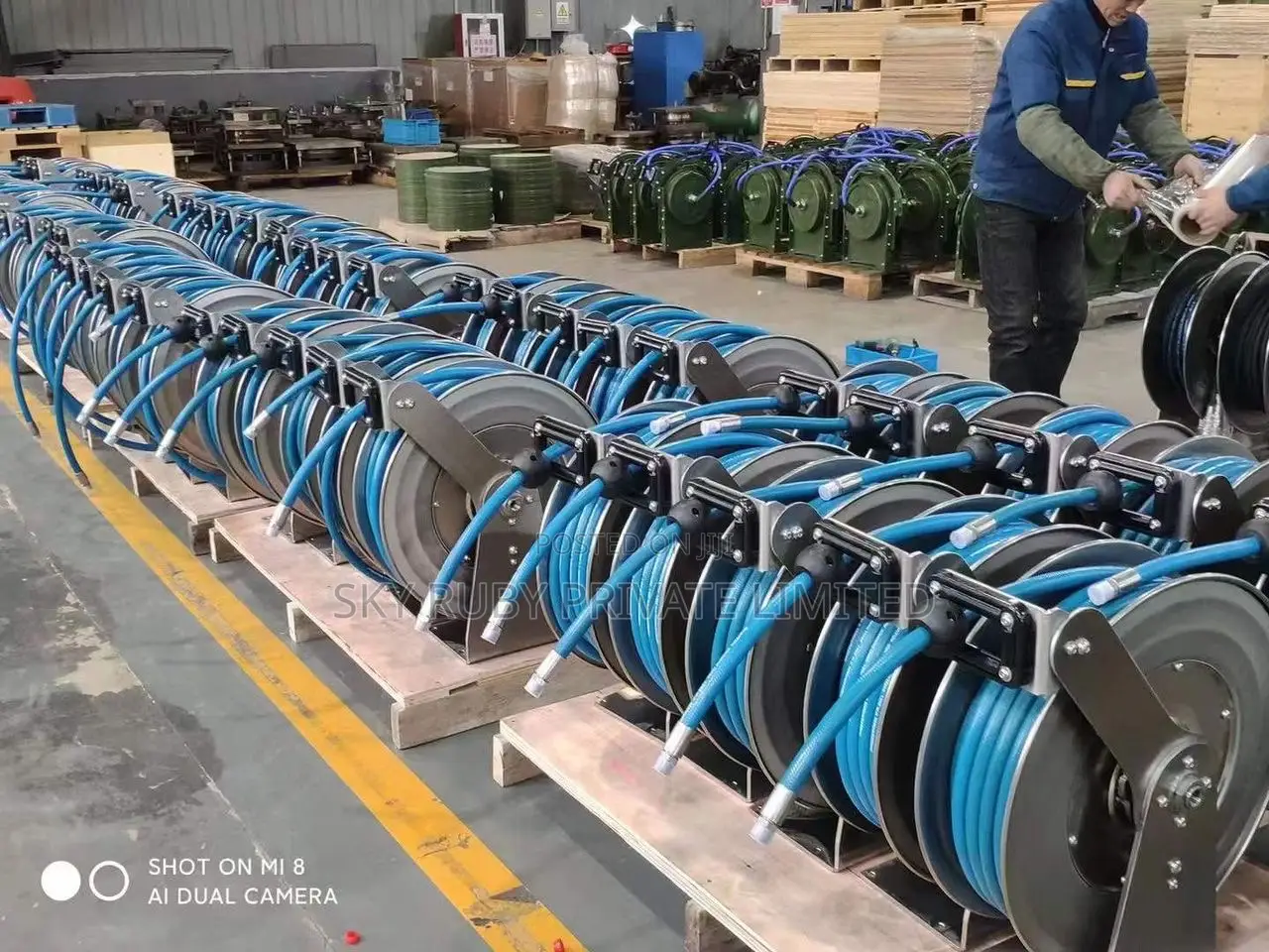 Fuel Hose Reel With Hose